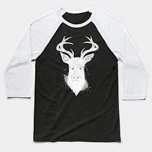 Spider Deer Negative Baseball T-Shirt